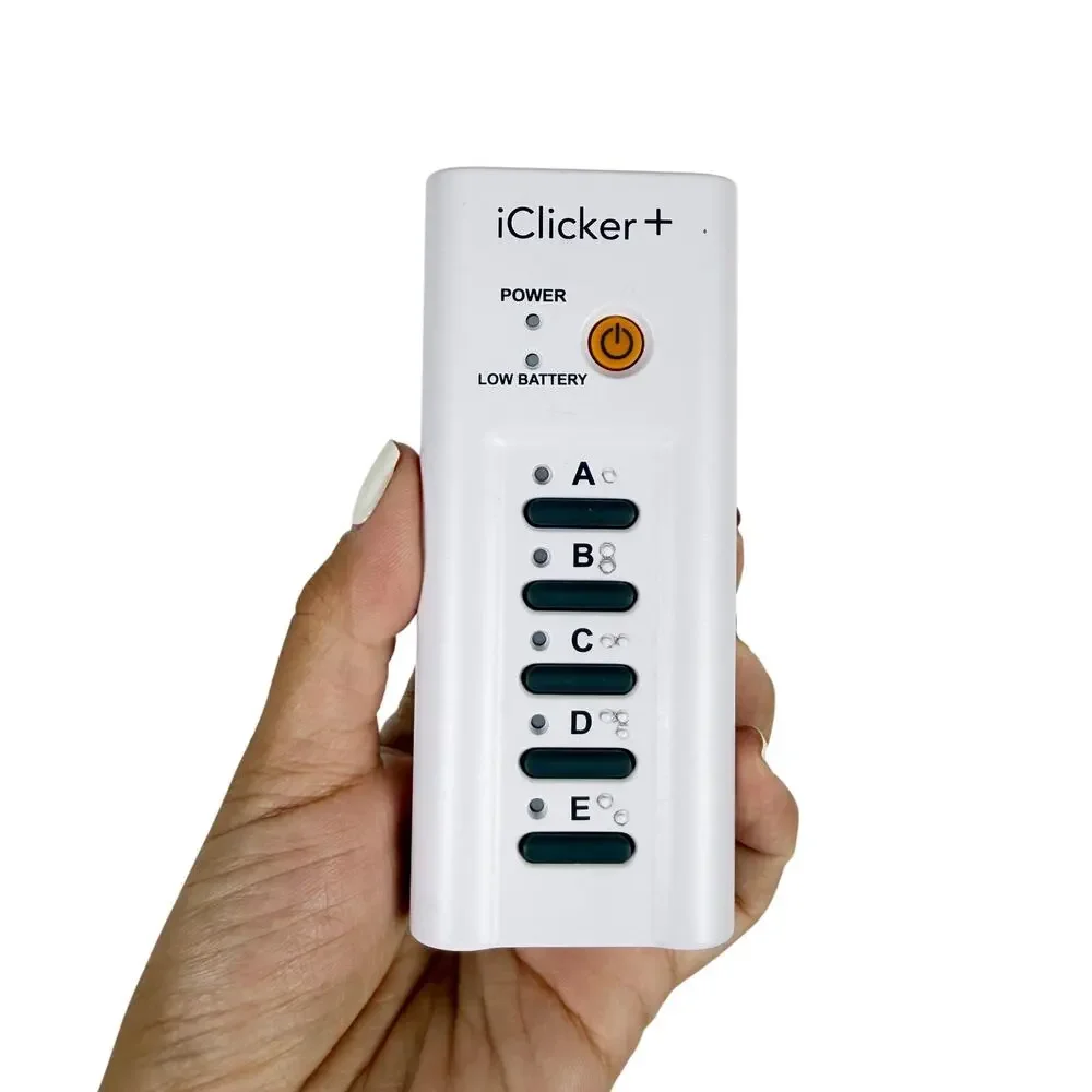 iClicker+ Remote College Students NEEDS BATTERIES